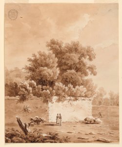 På et landsted av Charles Nicolas Ransonnette