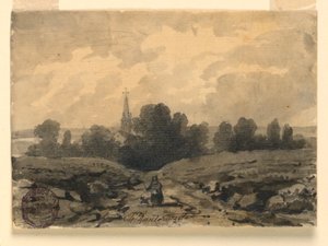 På en landevei av Charles Nicolas Ransonnette