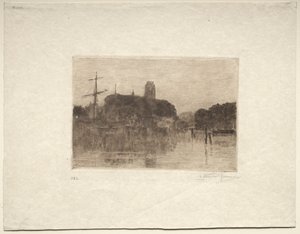 Dordrecht av Charles Nicolas Storm van 