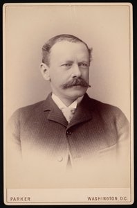 Portrett av Dr. James Milton Flint 1838-1919, mellom 1887 og 1904.