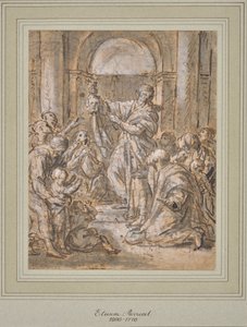 Judith og hodet til Holopherne (tegning)