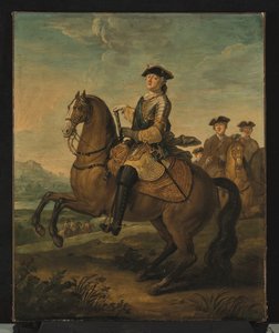 Rytterportrett av Louis XV (olje på lerret)