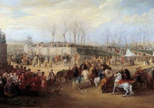 Mottakelse av Mehemet Effendi tyrkisk ambassadør for den store sultan Achmet av kong Ludvig XV 21. mars