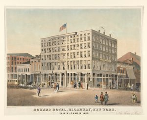 Howard Hotel, Broadway, New York av Charles Parsons