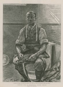 Dømt liv i Wormwood Scrubs Prison (gravering) av Charles Paul Renouard