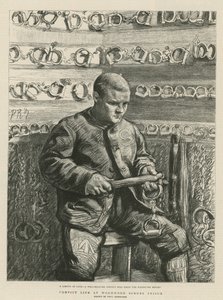 Dømt liv i Wormwood Scrubs Prison (gravering) av Charles Paul Renouard
