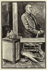 Studioet til Frank Holl av Charles Paul Renouard