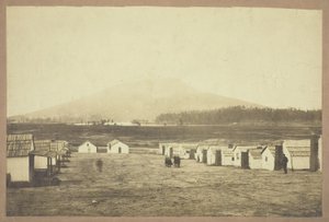 Uten tittel (Hærleir, kanskje fra slaget ved Lookout Mountain, Chattanooga, Tennessee) av Charles Peck