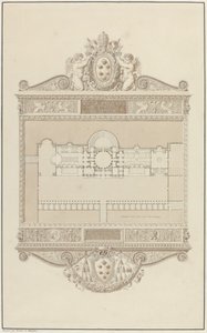 Villa Madama i Roma av Charles Percier and Pierre François Léonard Fontaine