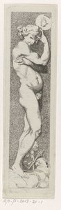 det genie The Genie (tittel på objekt) av Charles Philippe Campion de Tersan