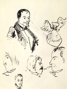 Selvportrett, c1850-1867 av Charles Pierre Baudelaire