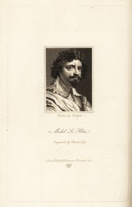 Portrett av Michel le Blon av Charles Pye