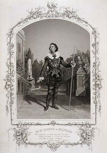 Mr W. Davidge som Malvolio, akt III scene 4 av 