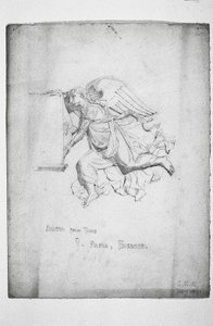 Engel fra graven, Badia, Firenze, 1891 av Charles Rennie Mackintosh