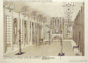 Design for et musikkrom, ca. 1901