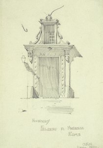 Døråpning, Palazzo di Venezia, Roma av Charles Rennie Mackintosh