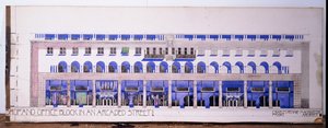 Tidligere uregistrerte arkitektoniske tegninger for en butikk og en arkadegate, ca. 1915 av Charles Rennie Mackintosh