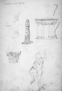 Skisser fra Pompeii, 1891 av Charles Rennie Mackintosh