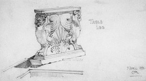 Bordben, 1891 av Charles Rennie Mackintosh