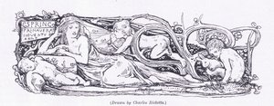 Spring, fra The Magazine of Art 1893, Cassell and Company, 1893 av Charles Ricketts
