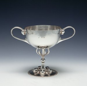 Sportsbeger eller sukkerbasseng, ca. 1893 (sølv) av Charles Robert Ashbee