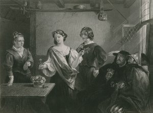 Florizel og Perdita, vinterens fortelling av Charles Robert Leslie