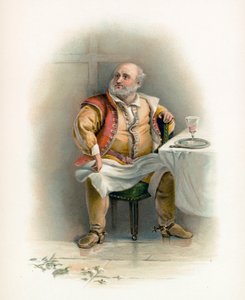 Shakespeares Falstaff av Charles Robert Leslie