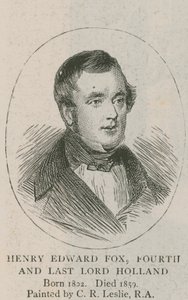 Familiebildet - biblioteket til Holland House av Charles Robert Leslie