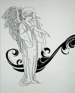 Angel and Baby, illustrasjon fra 