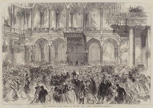 Ball til ære for sultanen, på New India Office, Westminster av Sir John Charles Robinson