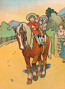 Går på skole i New Zealand, 1912 av Charles Robinson