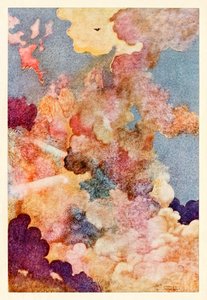 "Hark, hark! Lerken ved himmelens gate synger, og Phoebus "gins arise" frontispice fra "Reveillez" i The Songs and Sonnets of William Shakespeare av Charles Robinson
