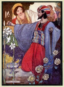 Illustrasjon for Rubaiyat of Omar Khayyam av Charles Robinson