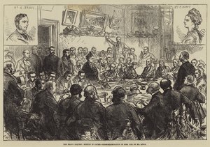 The Bravo Inquest, Sketch in Court, Cross-examination of Mrs Cox av Mr Lewis