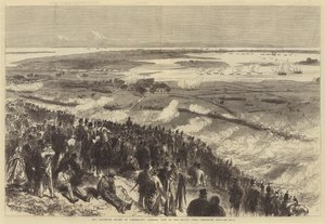 The Volunteer Review at Portsmouth, General View of the Battle from Portsdown Hill