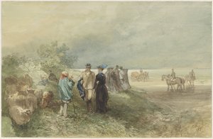 På kysten av Zuiderzee av Charles Rochussen