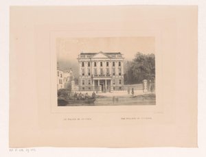 Utsikt over Justispalasset i Rotterdam Le palais de justice / Rettferdighetens palass (tittel på objekt) Vues et monuments de la ville de Rotterdam / Utsikt og monumenter av byen Rotterdam (serietittel)