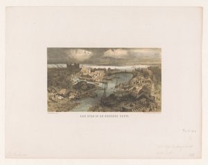 Bybilde En by på 800-tallet (tittel på objekt)