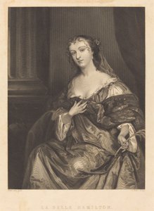 Den vakre Hamilton av Charles Rolls after Sir Peter Lely
