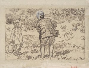 En irettesettelse, 1870-1891. av Charles Samuel Keene