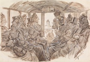 Interiøret i en buss