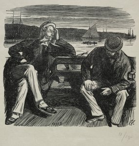 Lady Nelly - flørten av Charles Samuel Keene