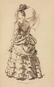 Studie for "Sinn og materie" av Charles Samuel Keene