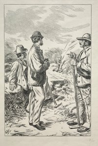 De tre navnene, 1869. av Charles Samuel Keene