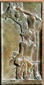 Nymfe og Satyr, ca. 1930 (bronse) (se også 165265 og 165264)