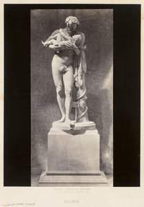Silenus holder barnet Dionysos, Louvre-museet, Paris, ca. 1860-årene.