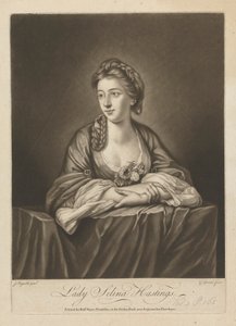 Lady Selina Hastings (née Shirley), grevinne av Huntington av Charles Spooner