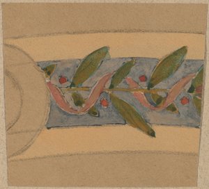Studie for et grensedesign av Charles Sprague Pearce