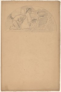 Studer for en Lunette av Charles Sprague Pearce