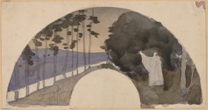Studer for en buegang av Charles Sprague Pearce
